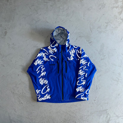 Corteiz Elitework Waterproof Shell Jacket “Blue”
