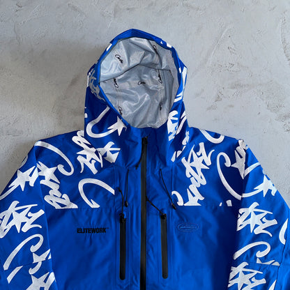 Corteiz Elitework Waterproof Shell Jacket “Blue”