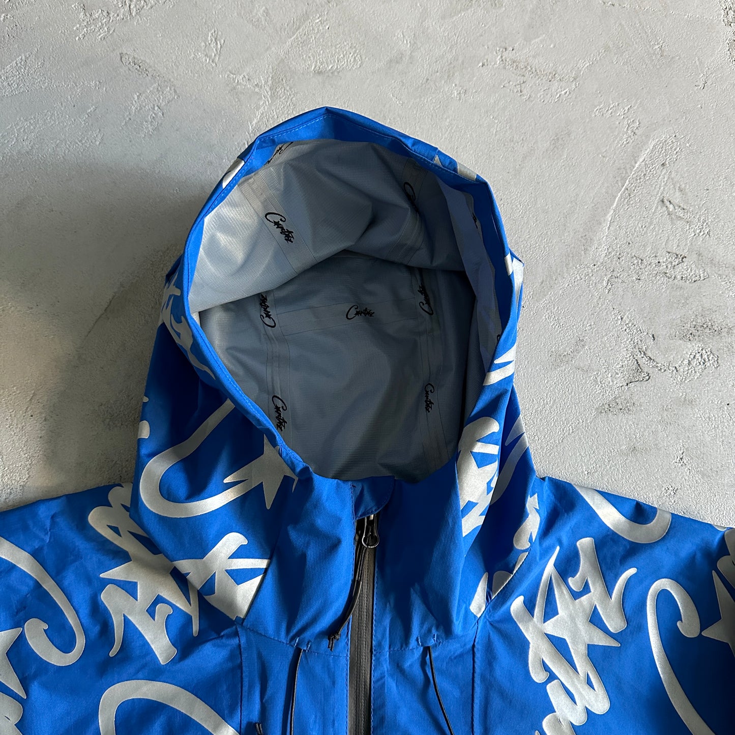 Corteiz Elitework Waterproof Shell Jacket “Blue”