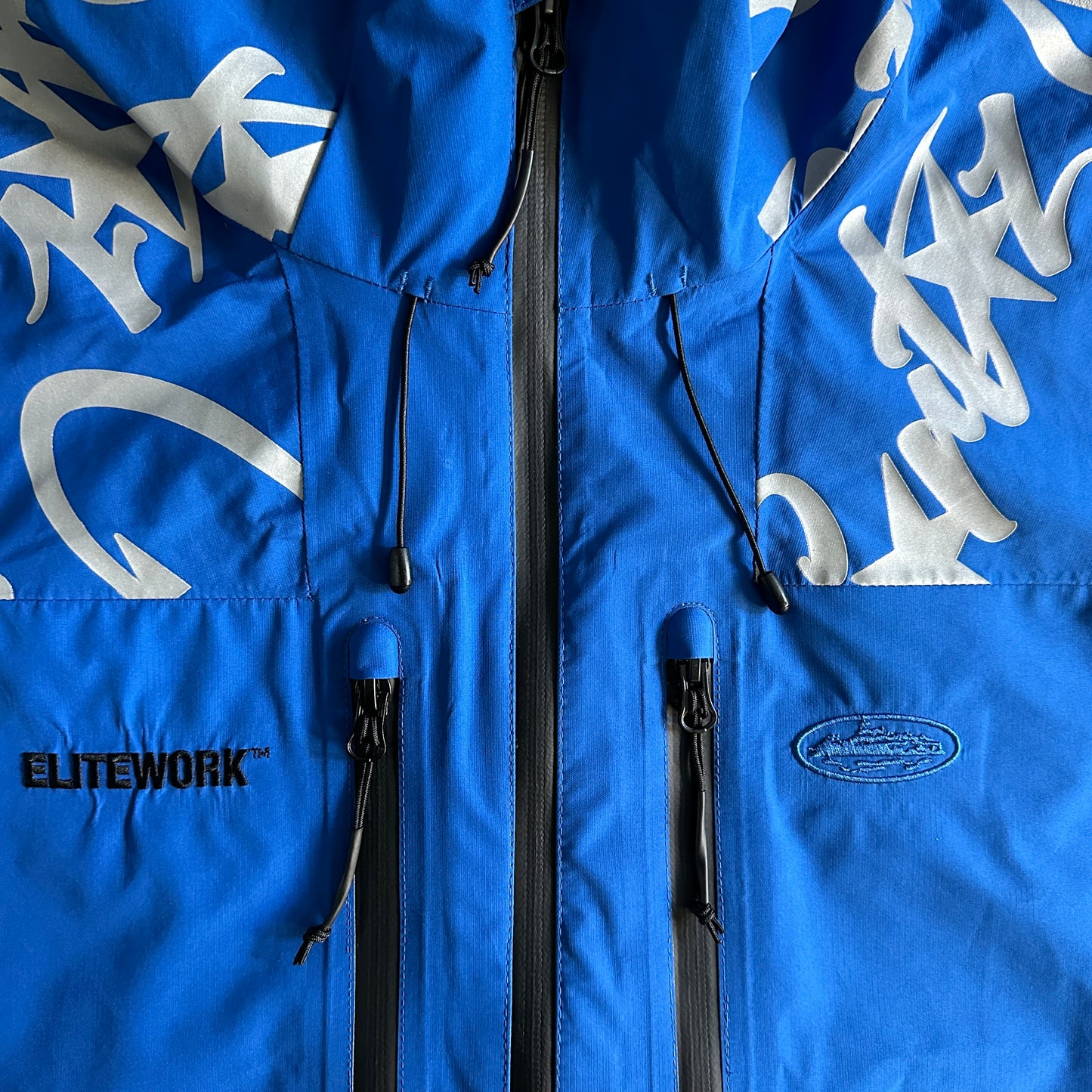 Corteiz Elitework Waterproof Shell Jacket “Blue”