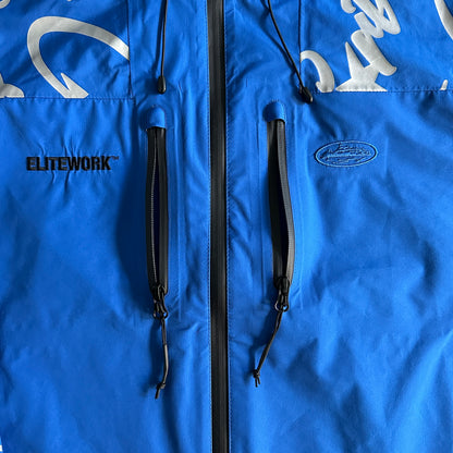 Corteiz Elitework Waterproof Shell Jacket “Blue”