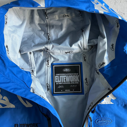Corteiz Elitework Waterproof Shell Jacket “Blue”