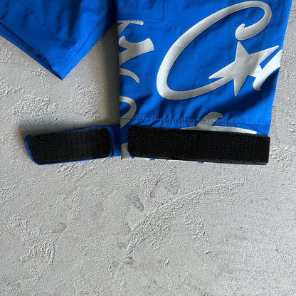 Corteiz Elitework Waterproof Shell Jacket “Blue”