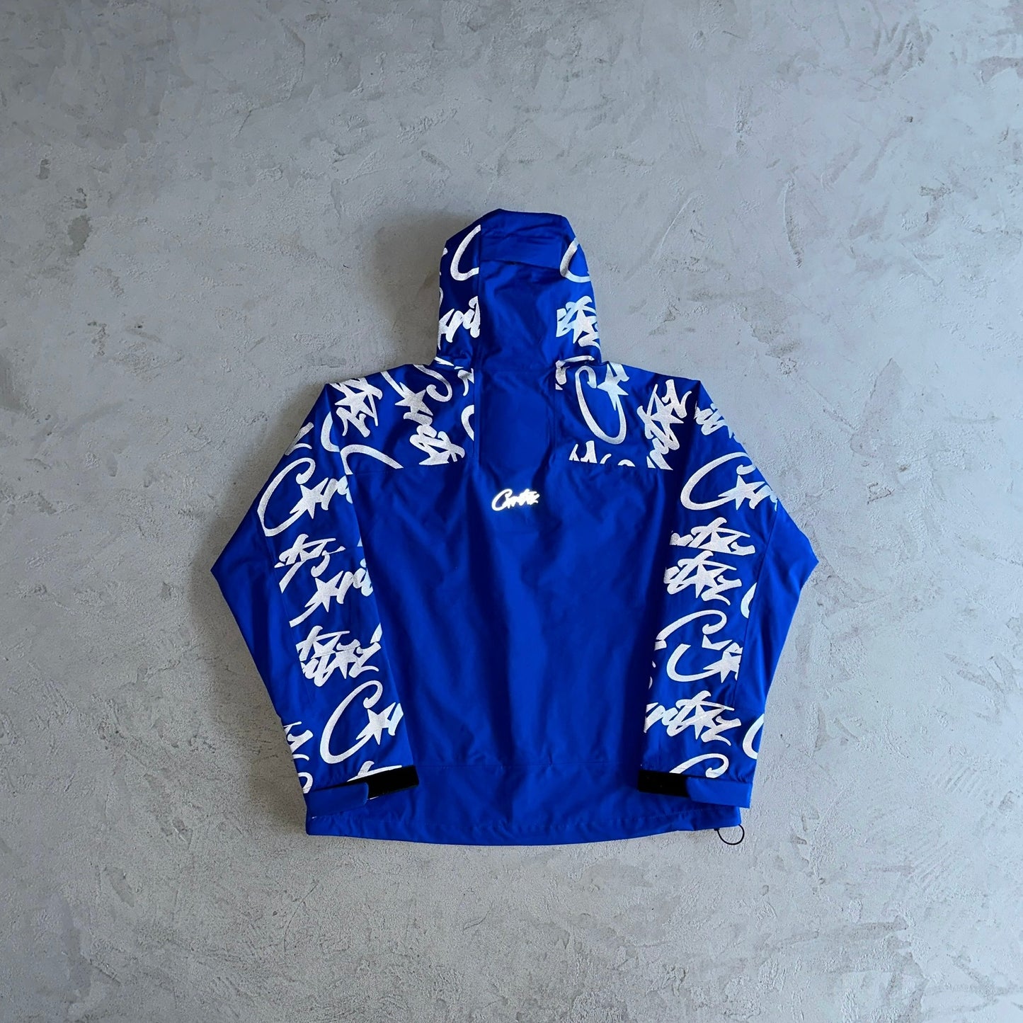 Corteiz Elitework Waterproof Shell Jacket “Blue”