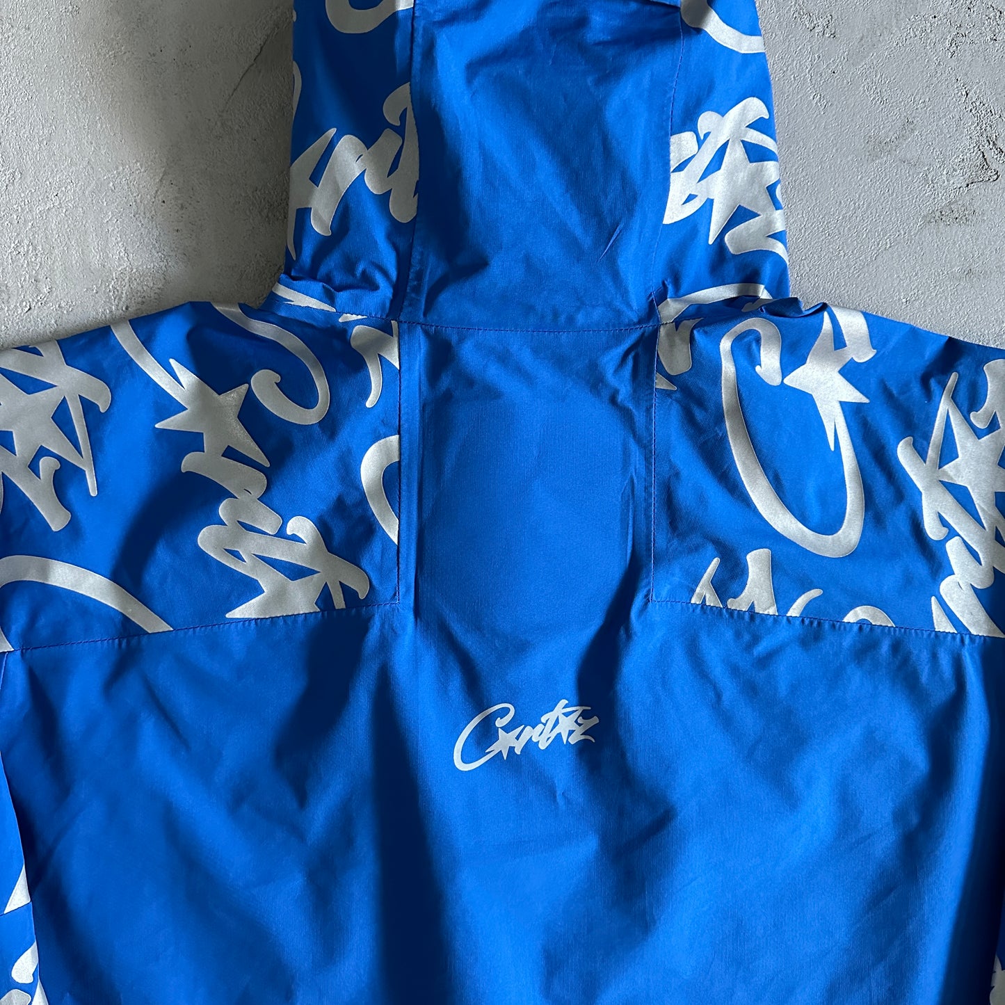 Corteiz Elitework Waterproof Shell Jacket “Blue”