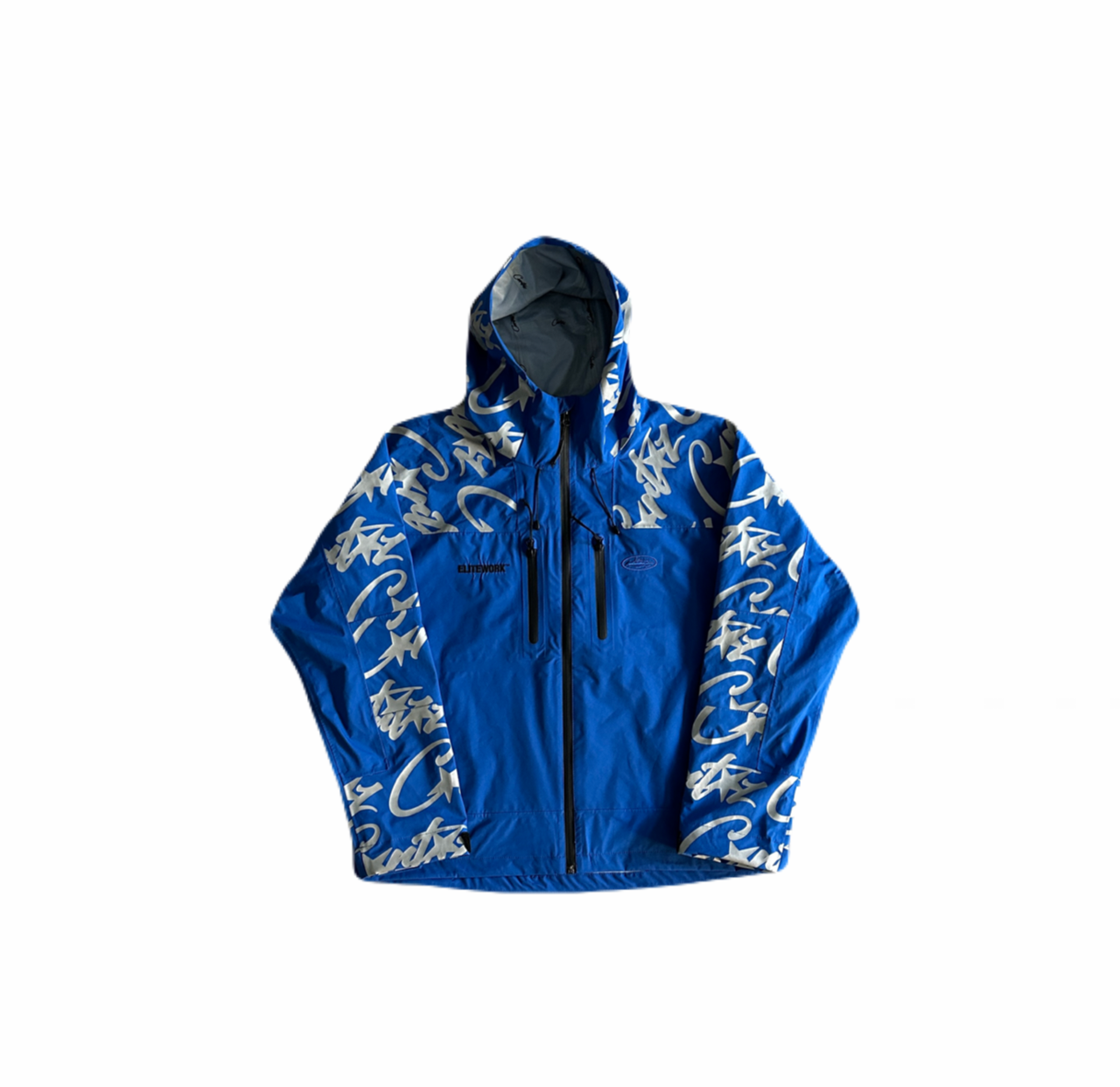 Corteiz Elitework Waterproof Shell Jacket “Blue”