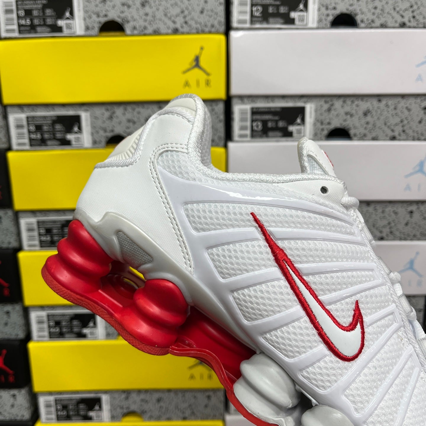 Nike Shox TL “Platinum Tint Gym Red”