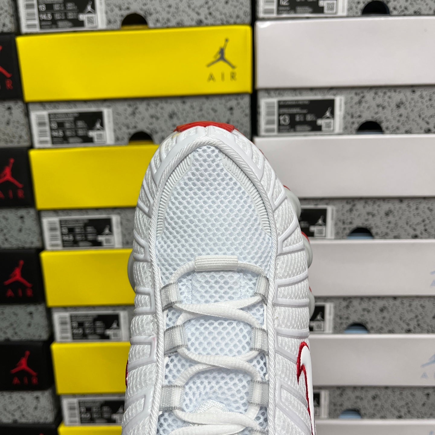 Nike Shox TL “Platinum Tint Gym Red”