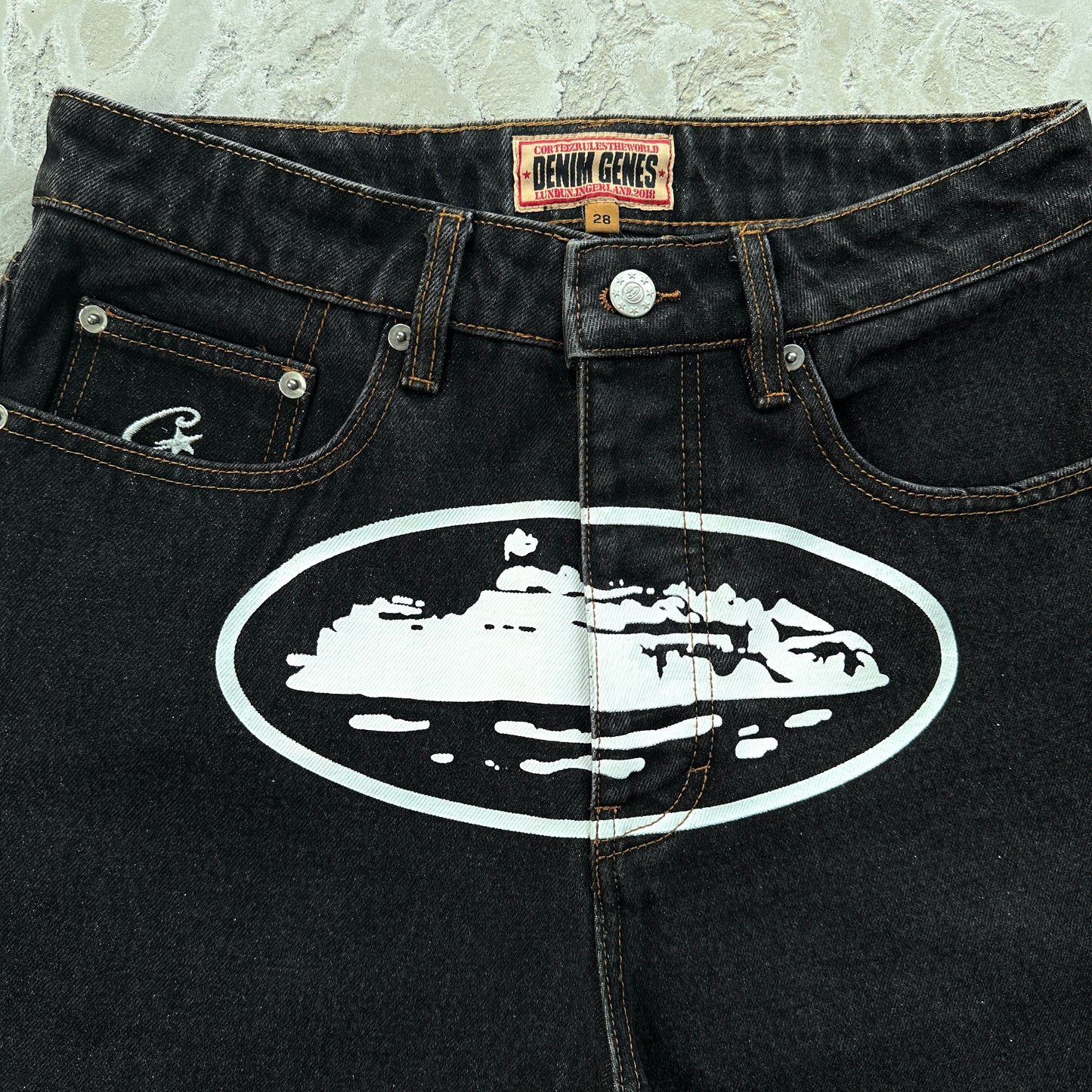 Corteiz Baggy Shorts “Black”