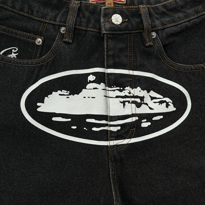 Corteiz Baggy Shorts “Black”