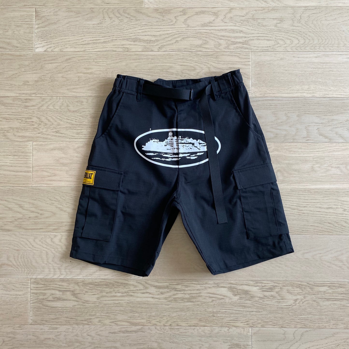 Corteiz Cargo Shorts “Black”
