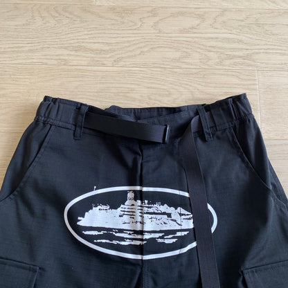 Corteiz Cargo Shorts “Black”