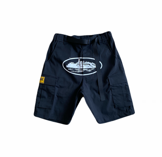 Corteiz Cargo Shorts “Black”
