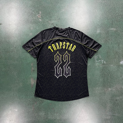 Trapstar Football T-Shirt “Black Lime”
