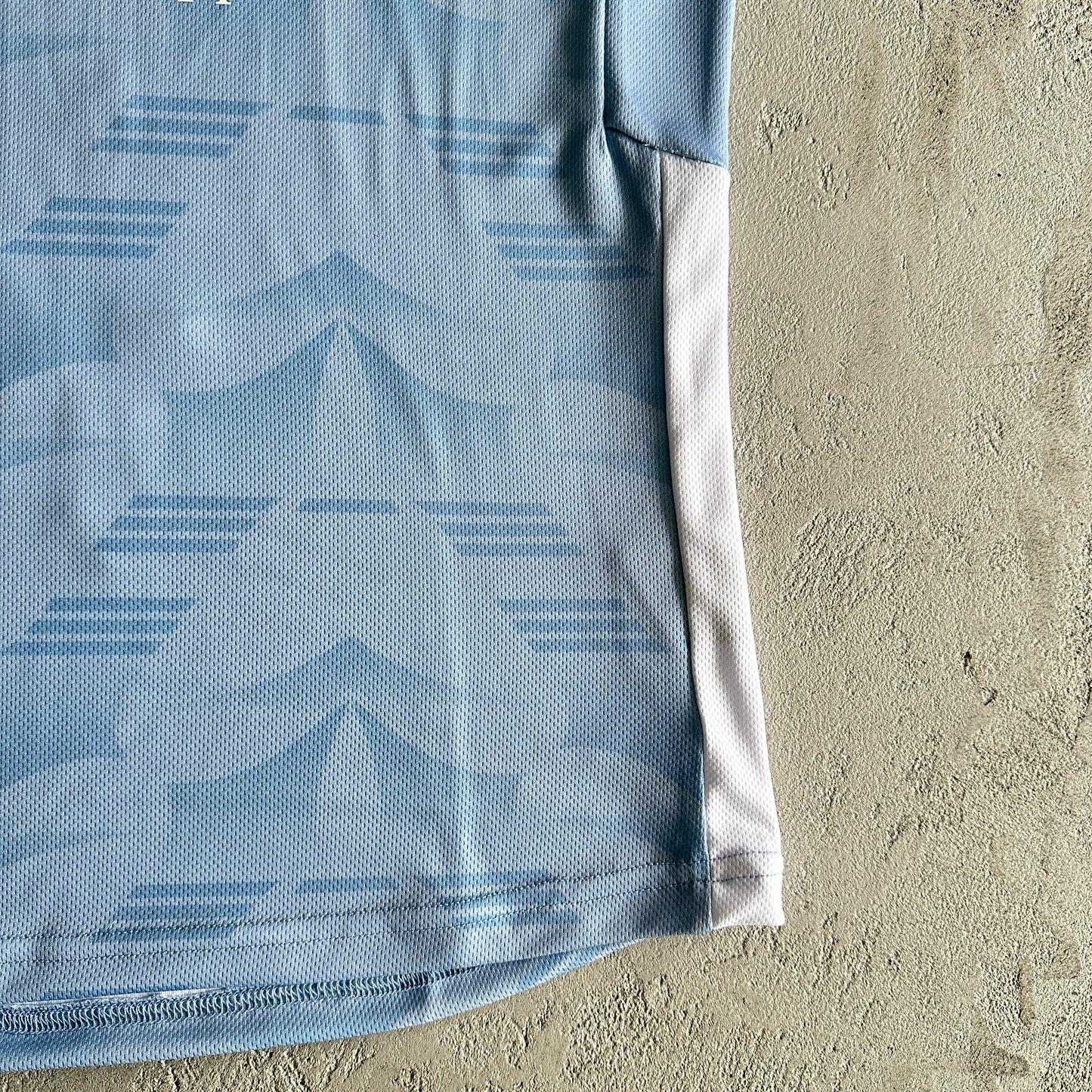 Trapstar Football T-Shirt “Grey Sea Blue”