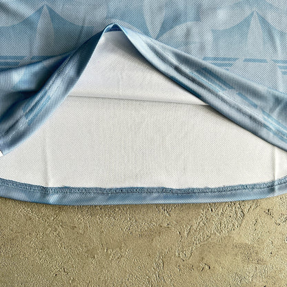 Trapstar Football T-Shirt “Grey Sea Blue”