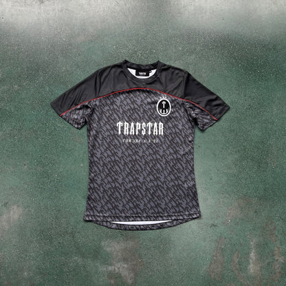 Trapstar Football T-Shirt “Grey Red”