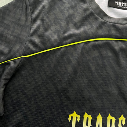 Trapstar Football T-Shirt “Black Lime”