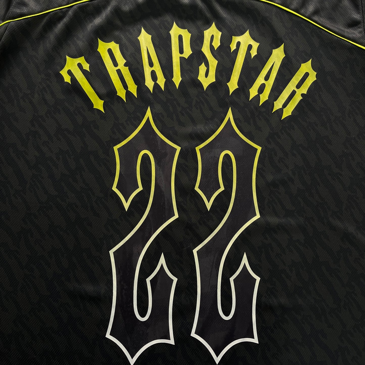 Trapstar Football T-Shirt “Black Lime”