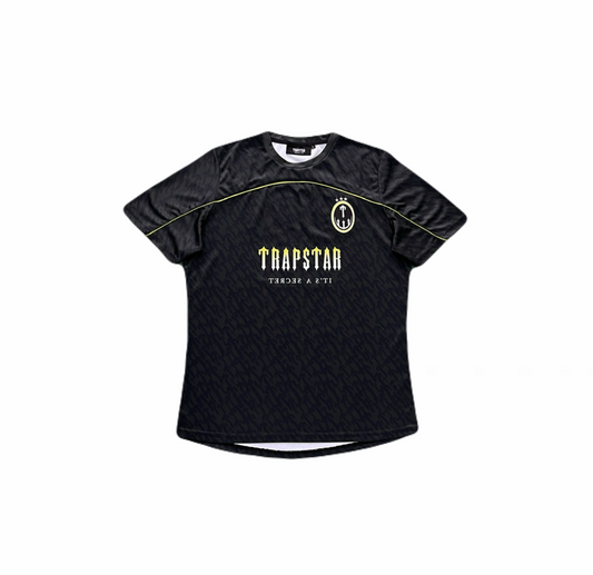 Trapstar Football T-Shirt “Black Lime”