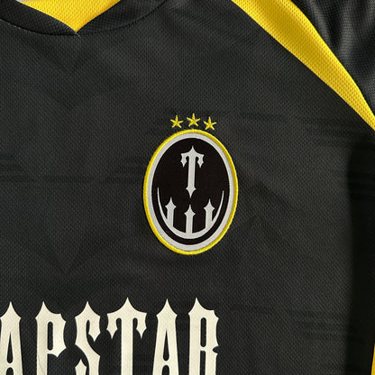 Trapstar Football T-Shirt “Black Yellow Green”