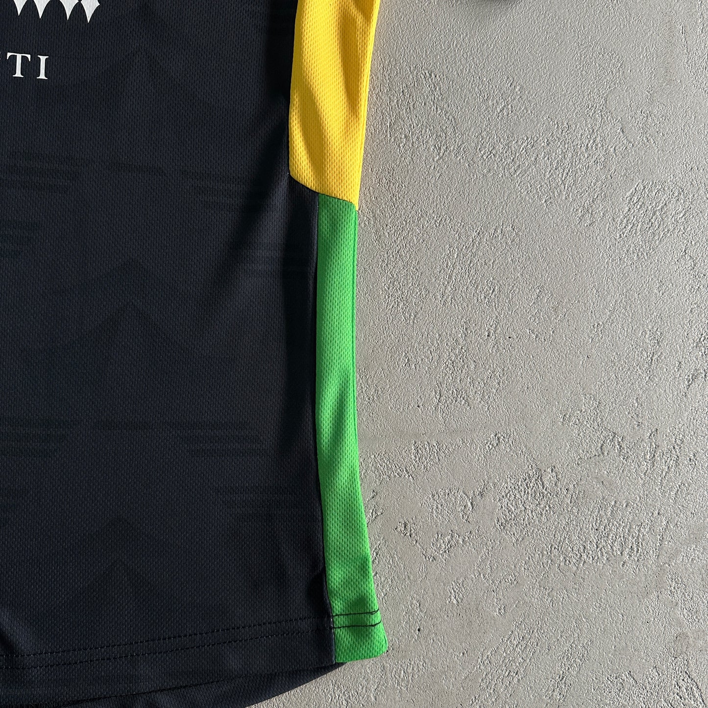 Trapstar Football T-Shirt “Black Yellow Green”
