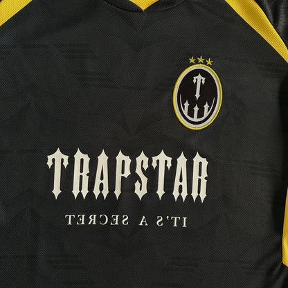 Trapstar Football T-Shirt “Black Yellow Green”