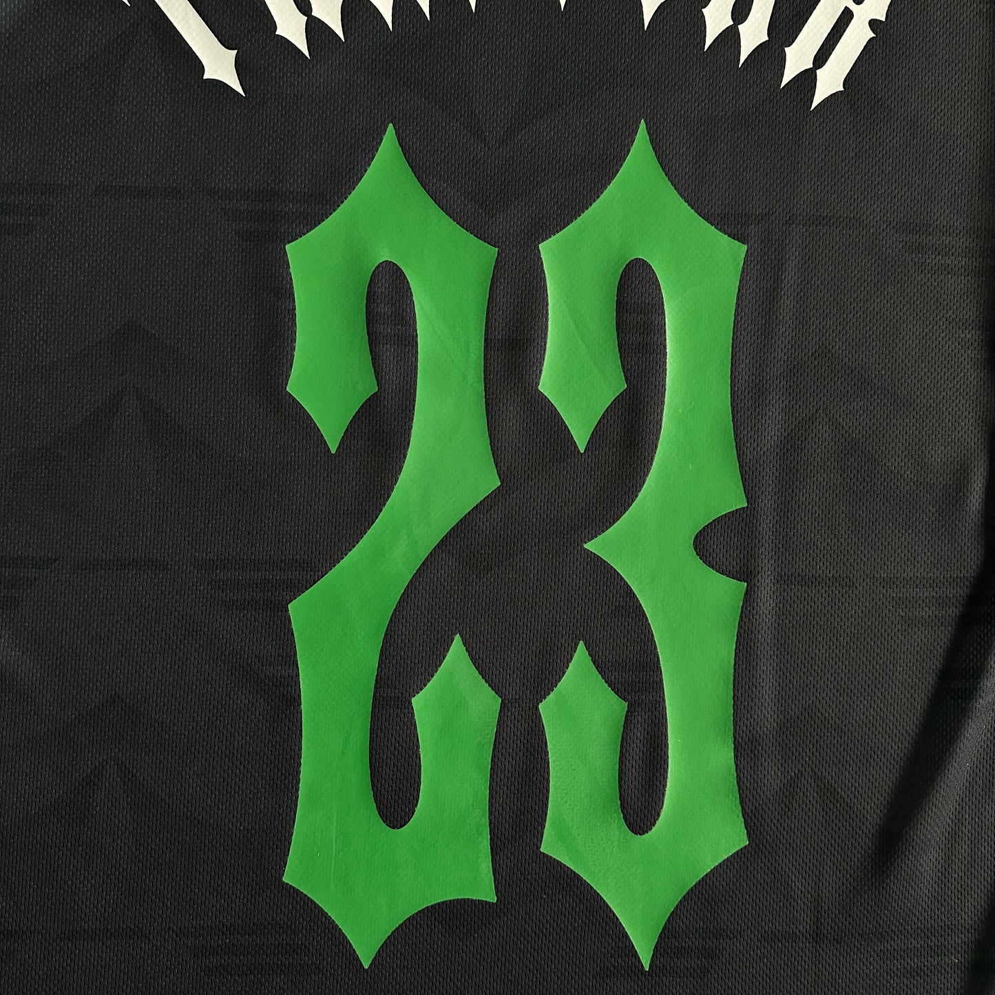 Trapstar Football T-Shirt “Black Yellow Green”