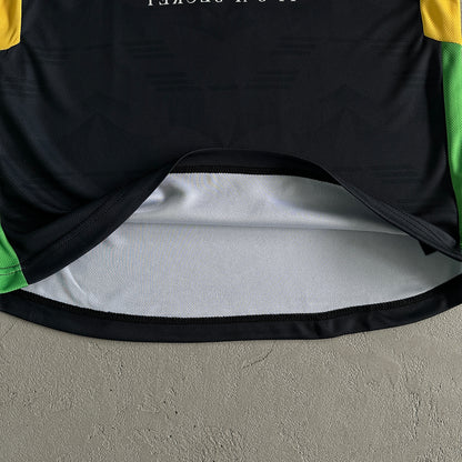 Trapstar Football T-Shirt “Black Yellow Green”