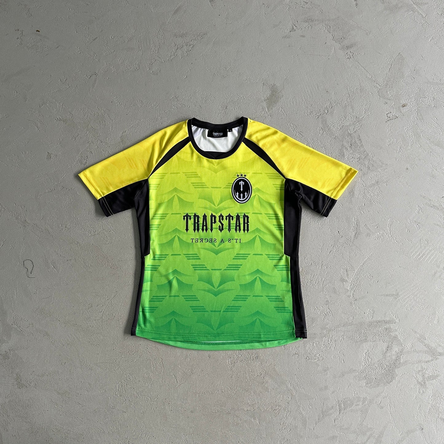 Trapstar Football T-Shirt “Yellow Green”