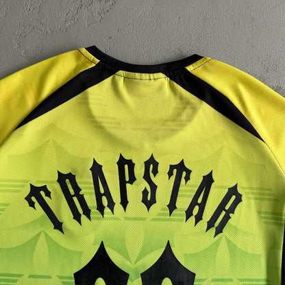 Trapstar Football T-Shirt “Yellow Green”