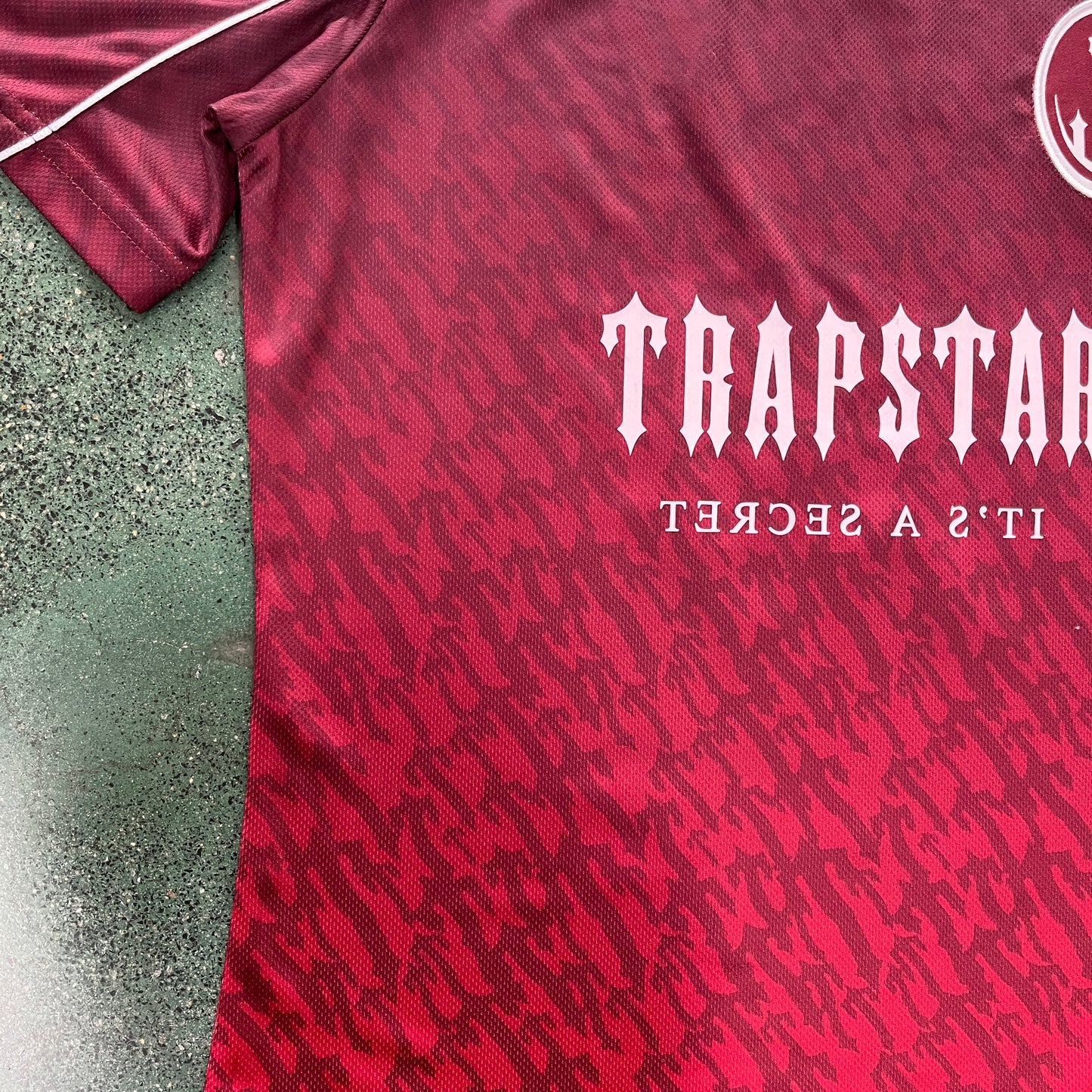 Trapstar Football T-Shirt “Red”