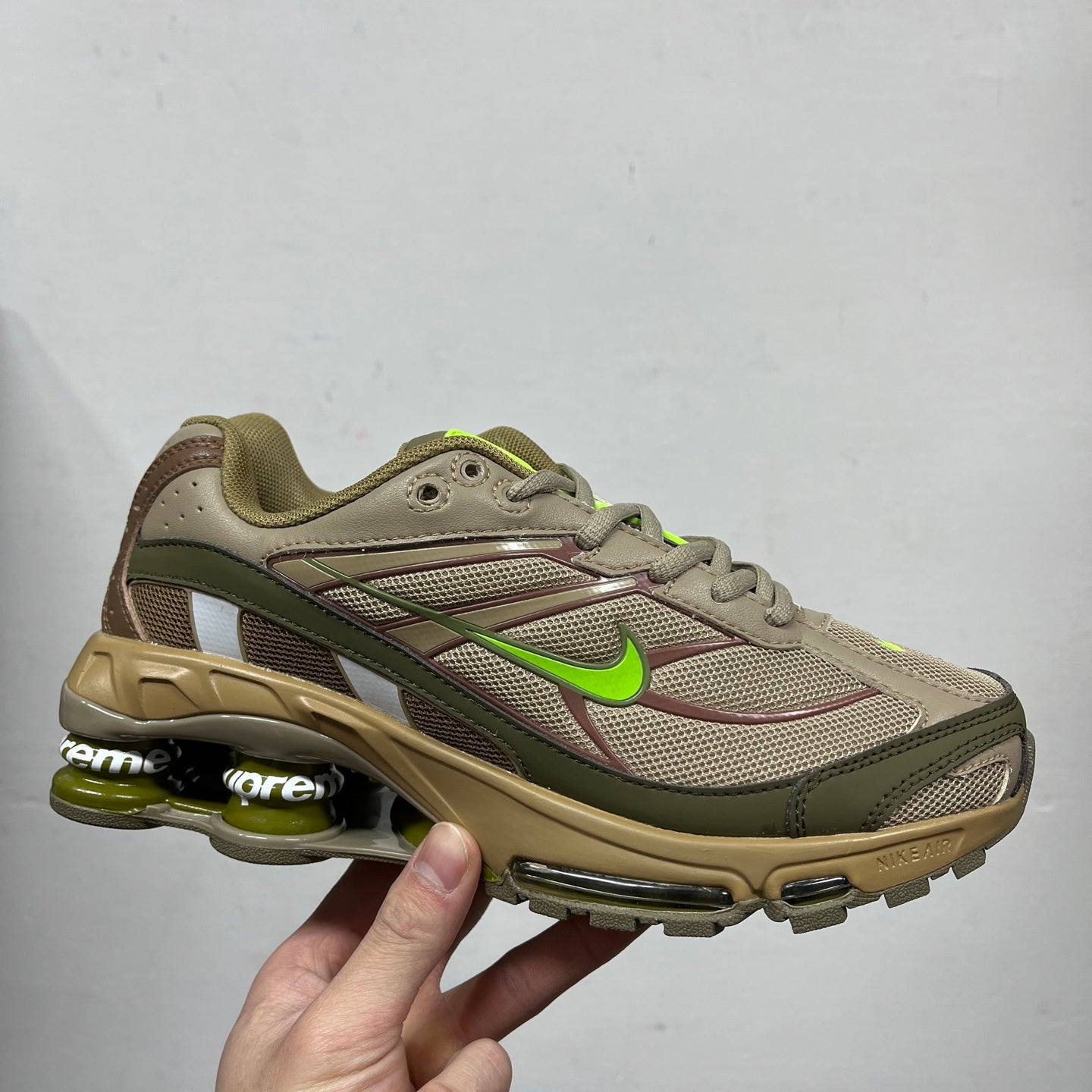 Supreme x Nike Shox Ride 2 “Neutral Olive”