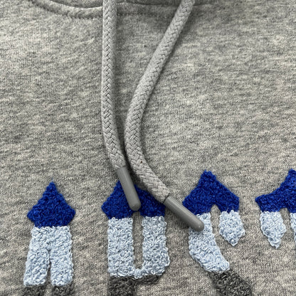 Conjunto Trapstar Chenille Decoded 2.0 Hoodie “Grey”