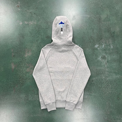 Conjunto Trapstar Chenille Decoded 2.0 Hoodie “Grey”