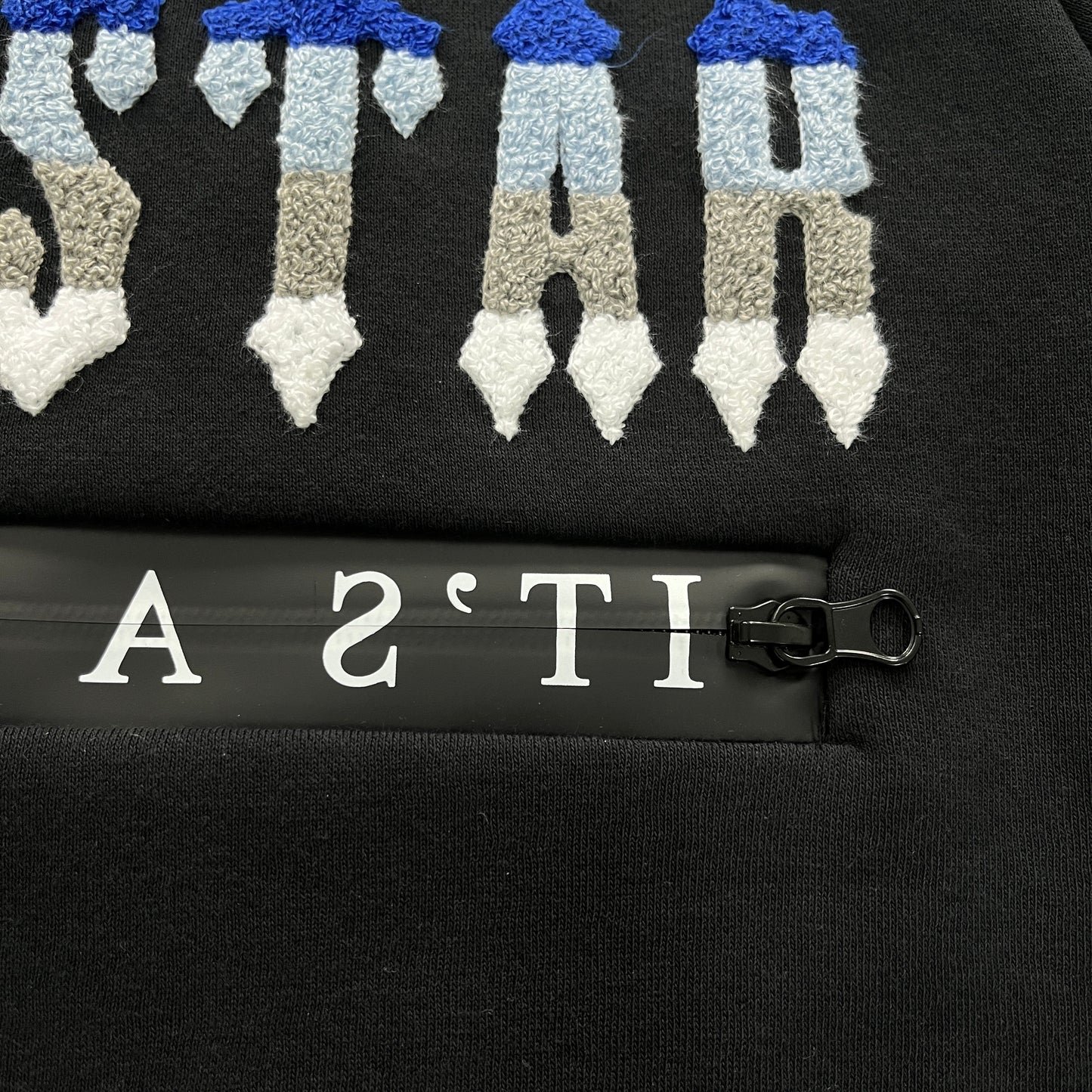 Conjunto Trapstar Chenille Decoded 2.0 Hoodie “Black”