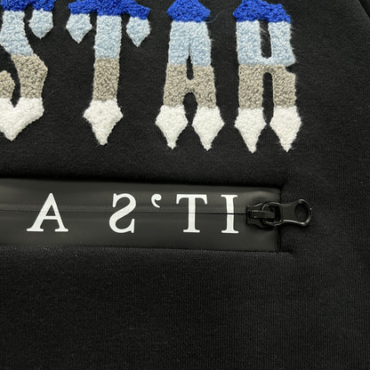 Conjunto Trapstar Chenille Decoded 2.0 Hoodie “Black”