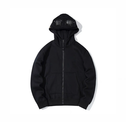 C.P Company Zip Hoodie “Black”